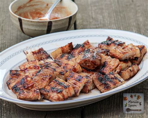 Inihaw na Liempo (Grilled Pinoy Pork Belly Barbecue).